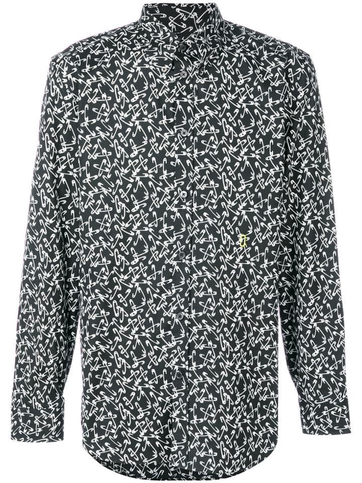 Marc Jacobs Pin Print Shirt - Black