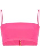 Versace Sleeveless Satin Bralette - Pink