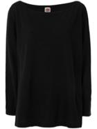 I'm Isola Marras Oversize Knitted Top - Black