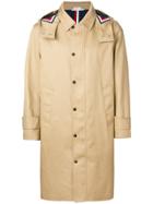 Thom Browne Detachable Hood Snap Front Parka (38) In Mackintosh -