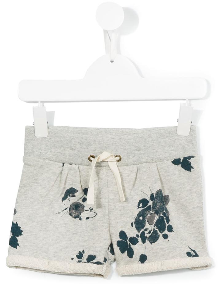 American Outfitters Kids Floral Track Shorts, Girl's, Size: 8 Yrs, Grey