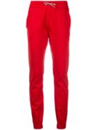 Moncler Gamme Rouge Drawstring Trousers, Women's, Size: 40, Red, Cotton