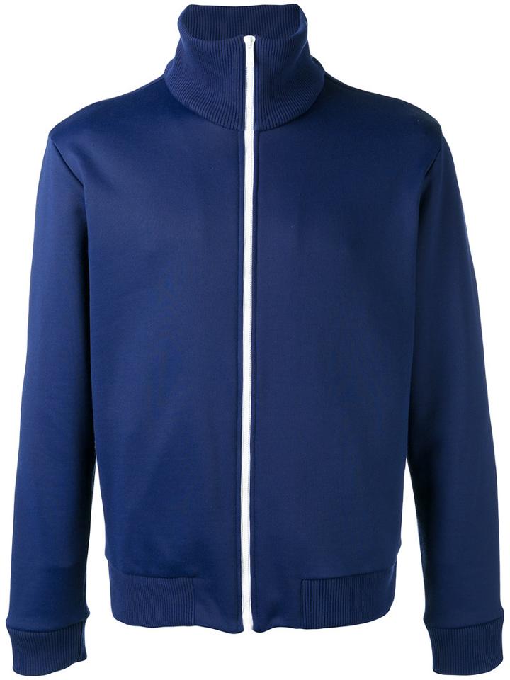 Golden Goose Deluxe Brand Zipped Fleece Jacket, Men's, Size: Medium, Blue, Cotton/polyamide/polyester
