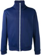 Golden Goose Deluxe Brand Zipped Fleece Jacket, Men's, Size: Medium, Blue, Cotton/polyamide/polyester