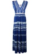Self-portrait 'flower Spell' Dress, Women's, Size: 10, Blue, Polyester
