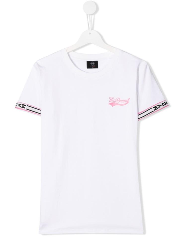 My Brand Kids Logo Print T-shirt - White
