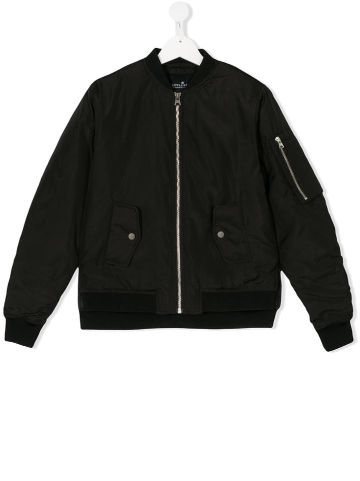 Little Remix Layered Bomber Jacket - Black