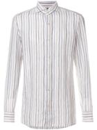 Borrelli Striped Shirt - White
