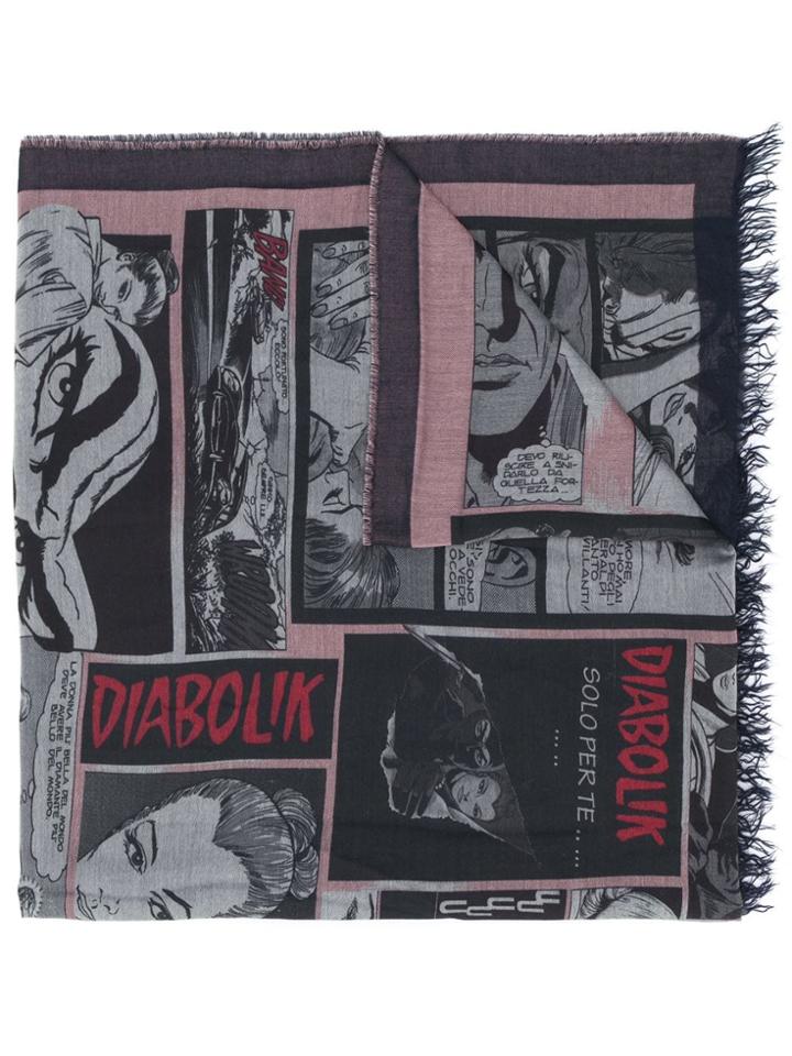 Faliero Sarti Double Diabolik Scarf - Grey