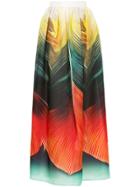 Mary Katrantzou Flight Feathers Maxi Skirt - Multicolour