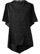 Rick Owens Embroidered Front Tunic, Women's, Size: 40, Black, Cotton/polyester
