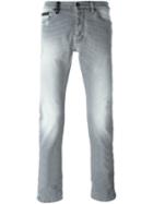 Marcelo Burlon County Of Milan Slim Fit Jeans, Men's, Size: 33, Grey, Cotton/spandex/elastane