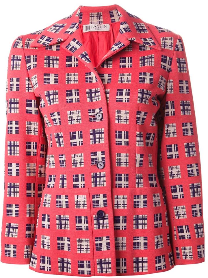 Lanvin Vintage Jacquard Jacket - Yellow & Orange