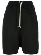 Rick Owens Drkshdw 'pod' Shorts, Women's, Size: Medium, Black, Cotton