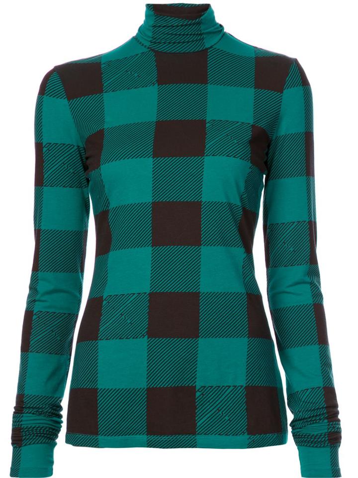 Proenza Schouler Pswl Printed Turtleneck - Blue