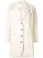 Tamuna Ingorokva Lynette Long-line Jacket - White