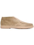 Santoni Slip-on Desert Boots - Nude & Neutrals