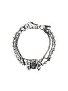 Emanuele Bicocchi Skull Charm Bracelet - Metallic