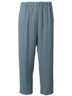 Forte Forte High-waisted Trousers - Blue