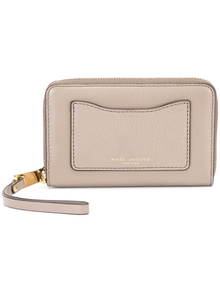 Marc Jacobs 'recruit' Phone Wallet - Grey
