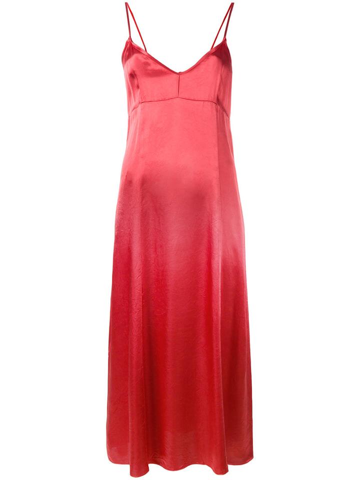 Forte Forte - Long Slip Dress - Women - Viscose - Ii, Red, Viscose