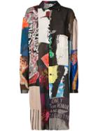 Yohji Yamamoto Patchwork Longline Shirt - Black