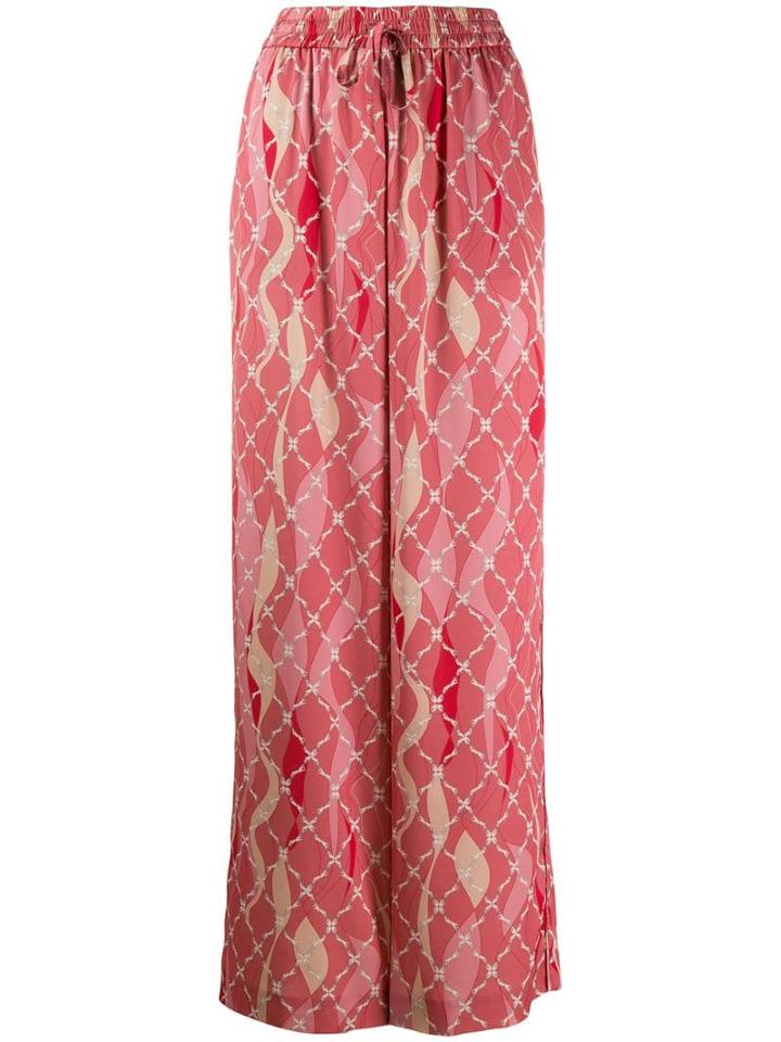 Three Floor Dreamer Printed Wide Trousers - Pink