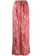 Three Floor Dreamer Printed Wide Trousers - Pink