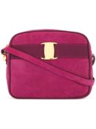 Salvatore Ferragamo Vintage Vara Cross Shoulder Bag - Pink & Purple