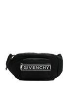 Givenchy Logo Embellished Belt Bag - Black