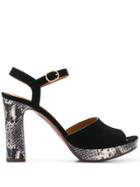 Chie Mihara Casette Sandals - Black