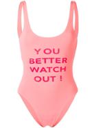 Angelys Balek Zodiac Swimsuit - Pink & Purple