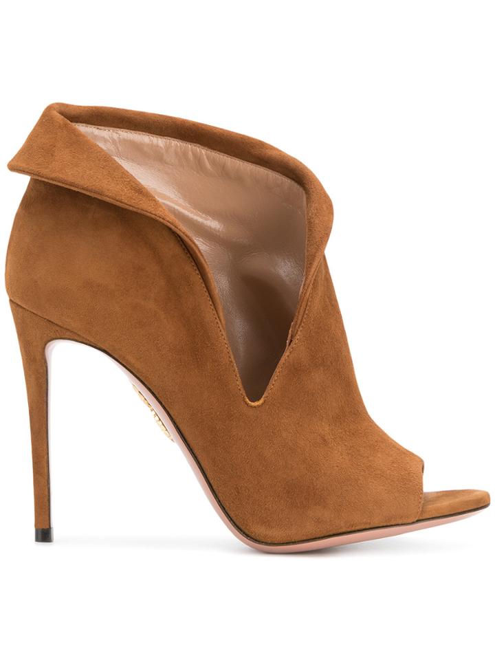 Aquazzura Viola Boots - Brown