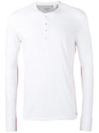 Paul Smith - Classic Henley Long Sleeve Top - Men - Cotton - M, White, Cotton