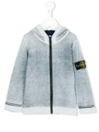 Stone Island Kids - Zip-up Sweatshirt - Kids - Cotton - 6 Yrs, Boy's, Blue