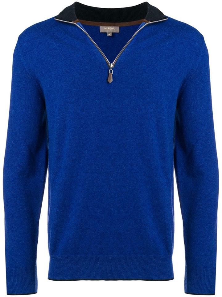 N.peal The Carnaby Jumper - Blue