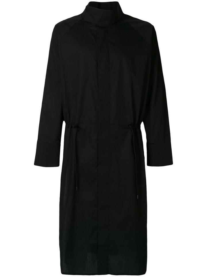 Odeur Buttoned Shirt Coat - Black