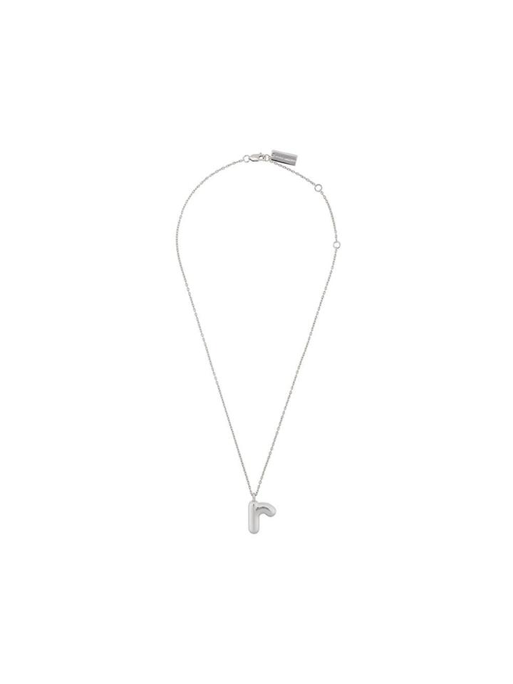 Marc Jacobs R Initial Necklace - Silver