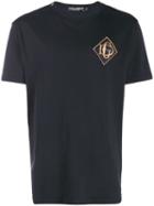Dolce & Gabbana Logo Embroidered T-shirt - Blue
