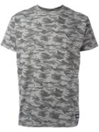 Les (art)ists Camouflage Print T-shirt, Men's, Size: Xl, Grey, Cotton