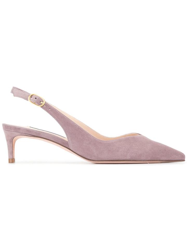 Stuart Weitzman The Edith Pumps - Blue