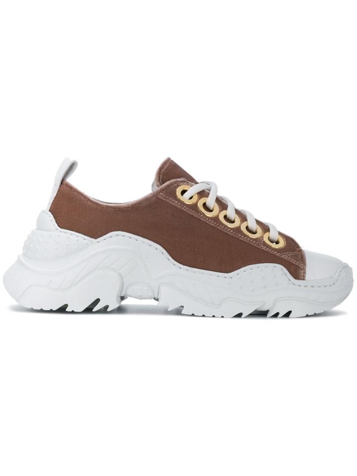 No21 Contrast Low-top Sneakers - Unavailable