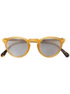 Oliver Peoples Gregory Peck Sunglasses - Yellow & Orange