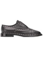 Agl Stud Embellished Loafers - Black