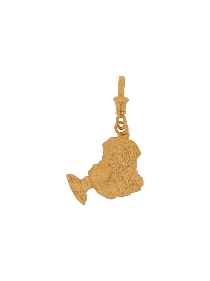 Alighieri The Union Of Stories Amulet Pendant - Gold