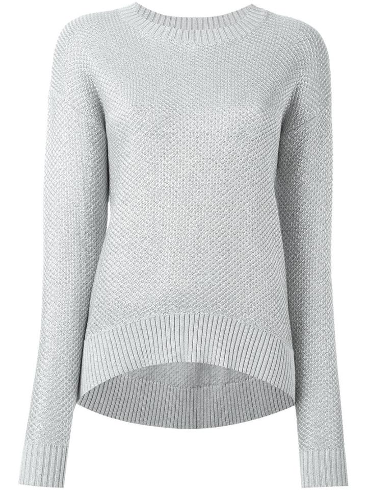 Michael Michael Kors Metallic (grey) Thread Jumper, Women's, Size: Medium, Cotton/viscose/metallic Fibre