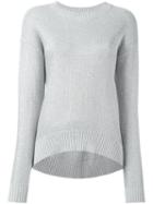 Michael Michael Kors Metallic (grey) Thread Jumper, Women's, Size: Medium, Cotton/viscose/metallic Fibre