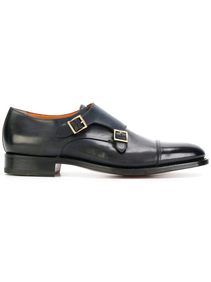 Santoni Monk Shoes - Blue