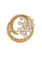 Susan Caplan Vintage '1960s Brooch - Gold