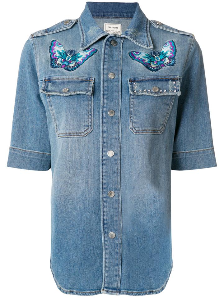 Zadig & Voltaire Tex Denim Shirt - Blue